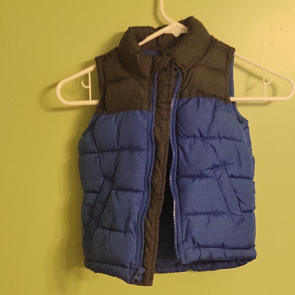 Old Navy Frost Free Vest in Blue and Gray